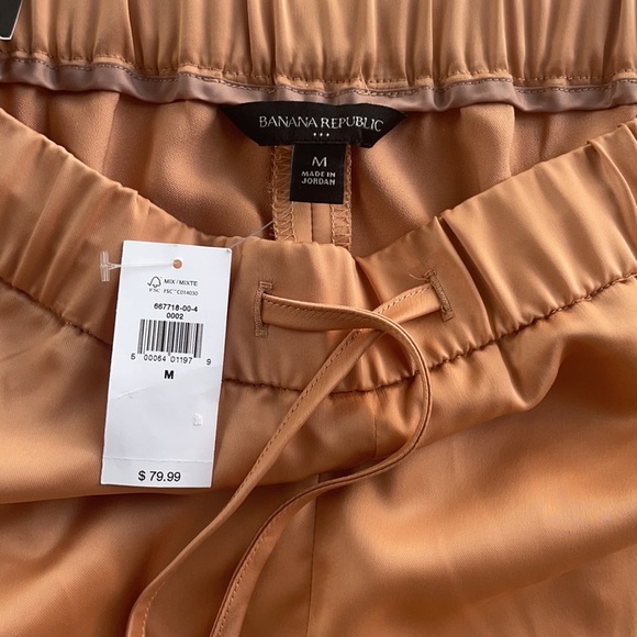 BANANA REPUBLIC satin pants size MED - Picture 3 of 10